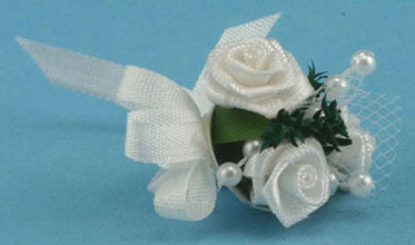 Dollhouse Miniature Bridal Bouquet